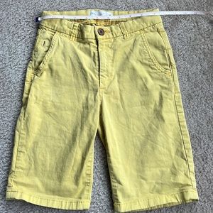 Zara sz 9 Yellow Chino Shorts